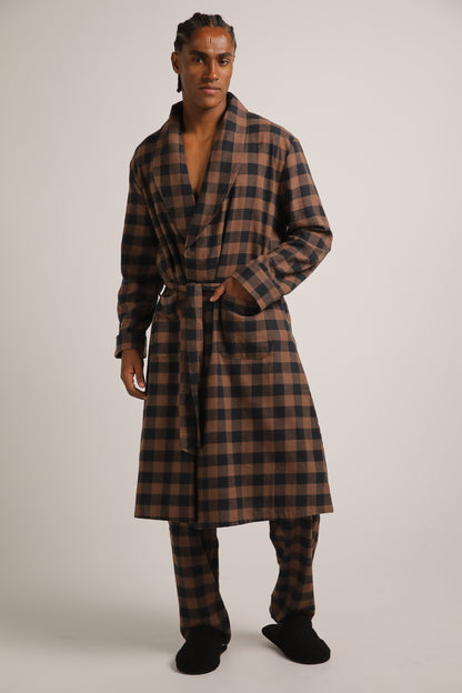 Plaid Flannel Robe