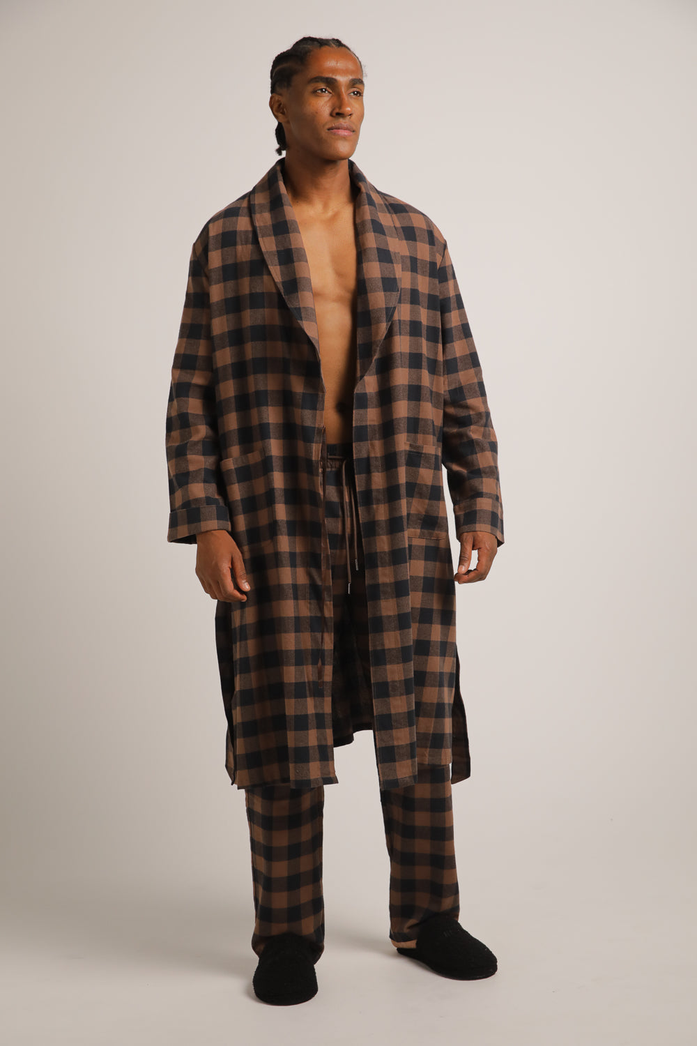 Plaid Flannel Robe