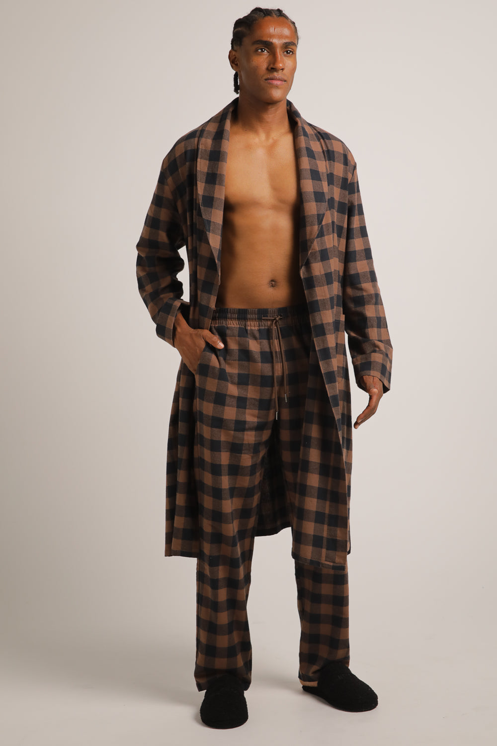 Plaid Flannel Robe