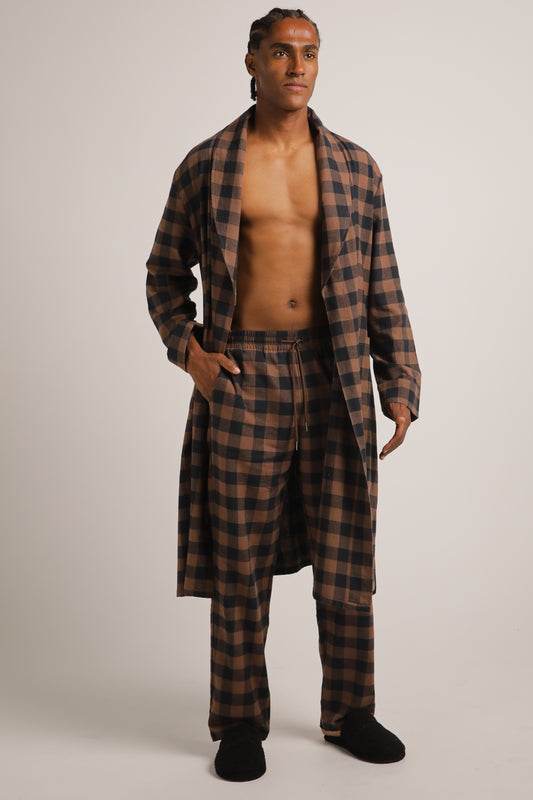 Plaid Flannel Robe