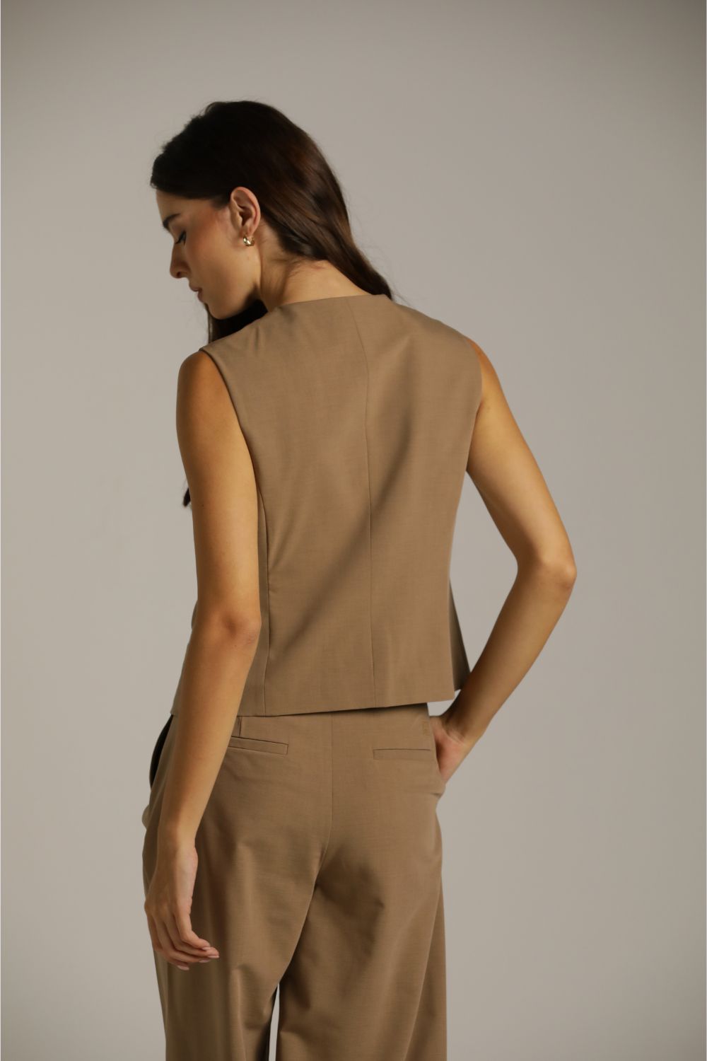 Wide Leg Tailored Pants