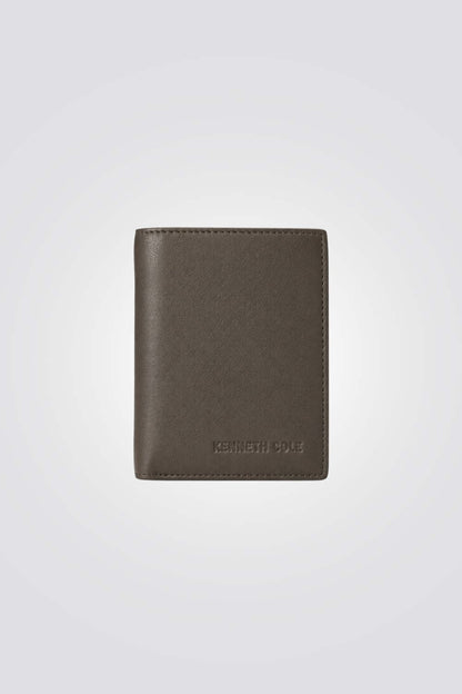 Compact Leather Zip Wallet
