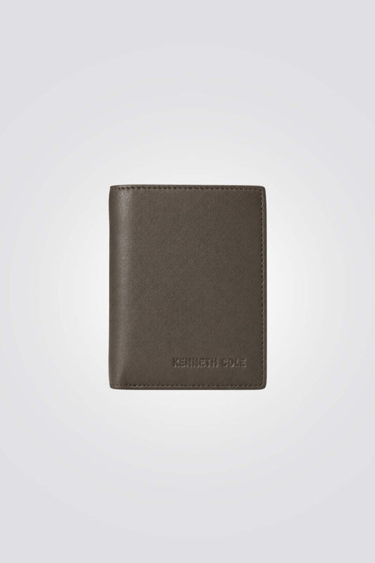 Compact Leather Zip Wallet