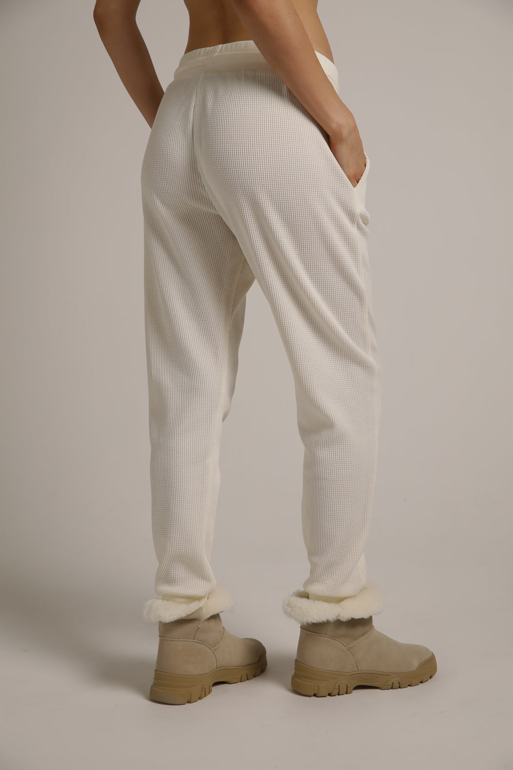 Waffle Cuffed Pants