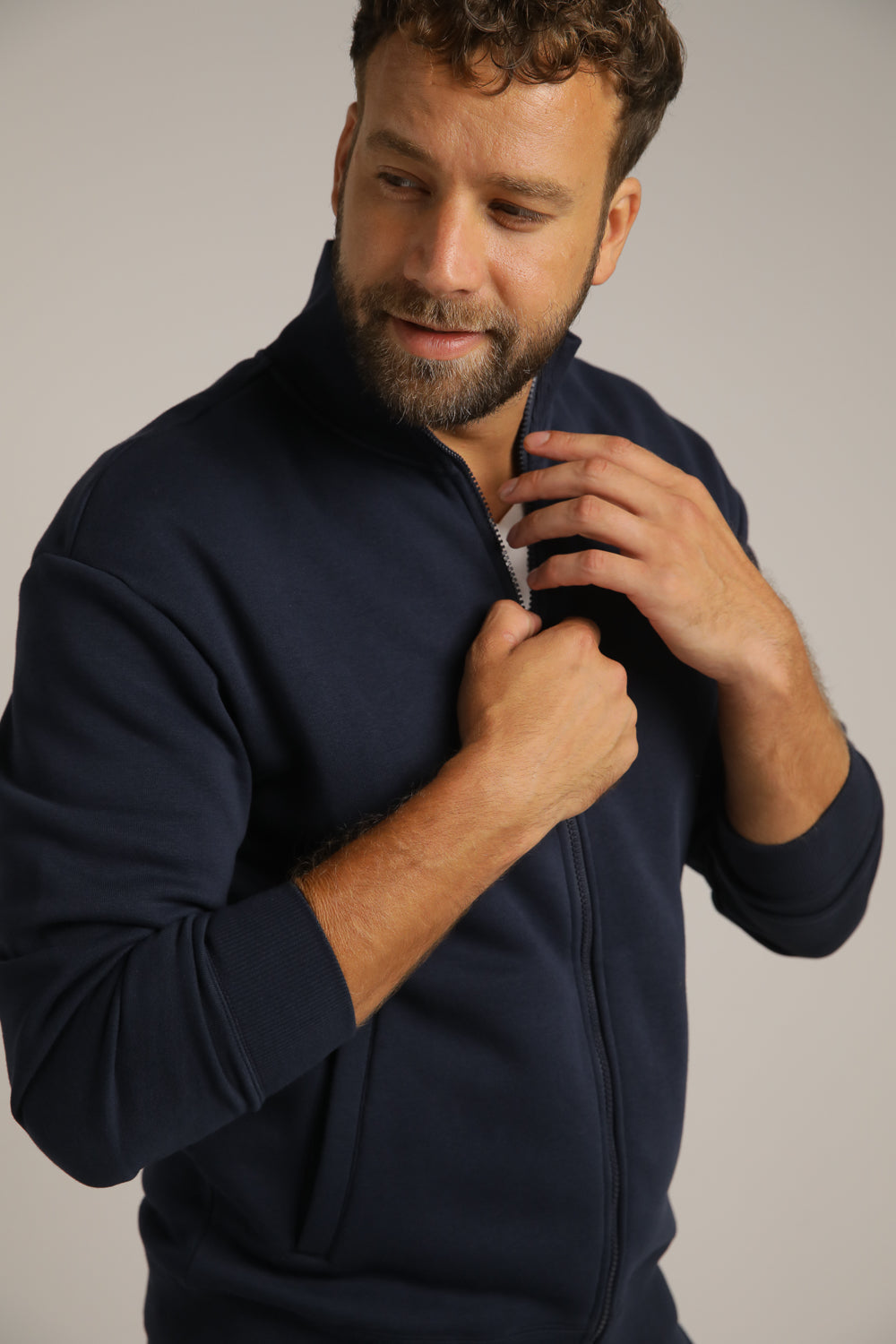Stand Collar Sweatshirt