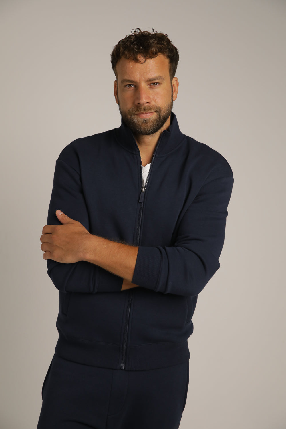 Stand Collar Sweatshirt
