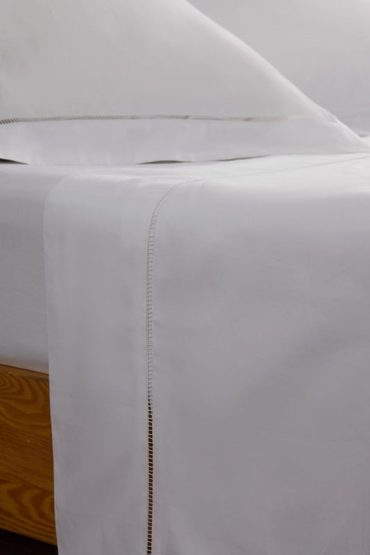 Sateen Flat Sheet with Signature Embroidery