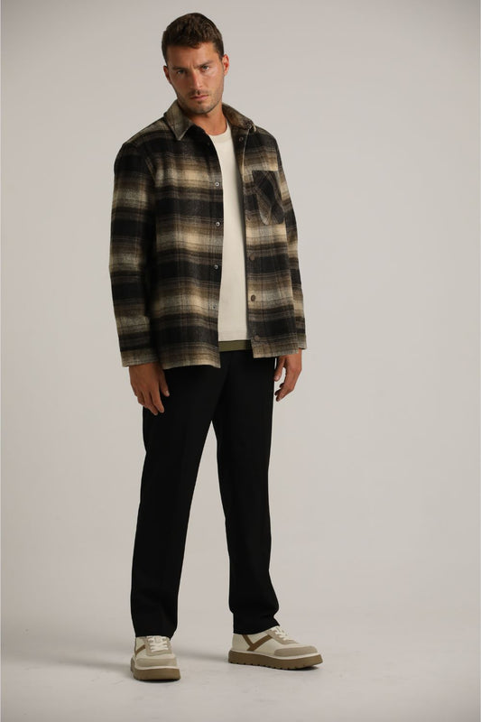 Plaid Flannel Overshirt