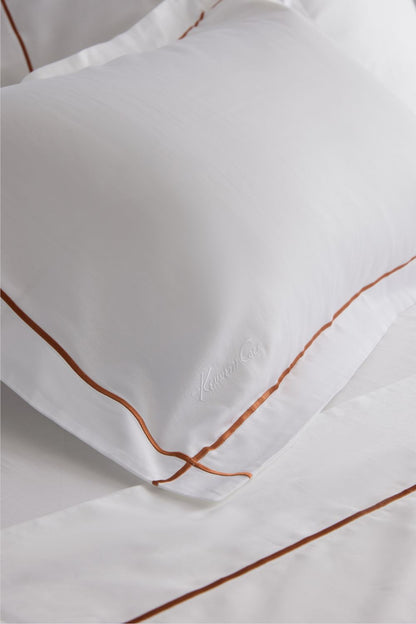Sateen Flat Sheet with Embroidery Frame