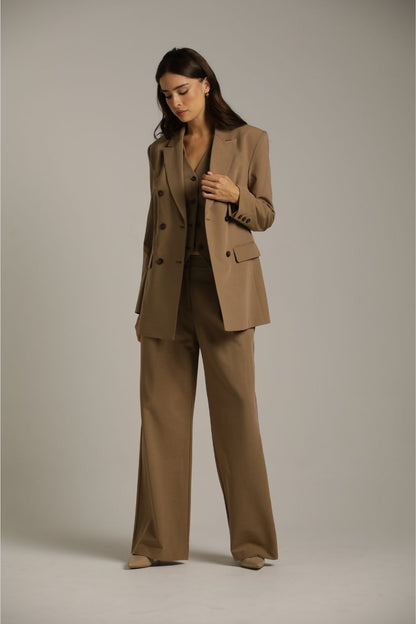 Wide Leg Tailored Pants