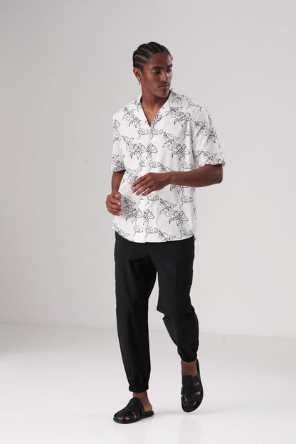 Cargo Pants With Elastic Cuffs In Polyester