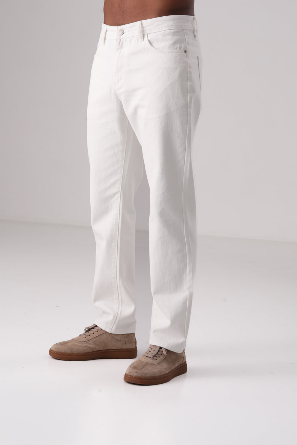 Classic Straight-Leg Jeans In Cotton