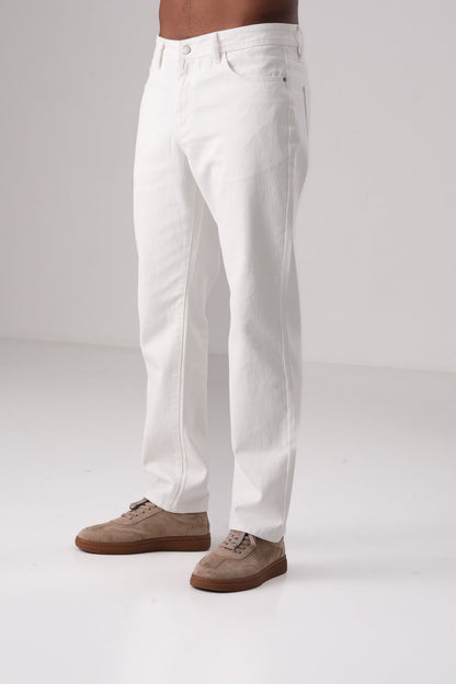 Classic Straight-Leg Jeans In Cotton