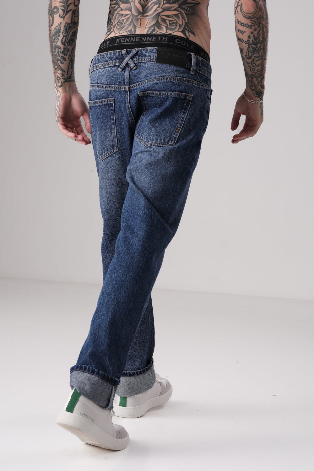 Classic Straight-Leg Jeans In Cotton