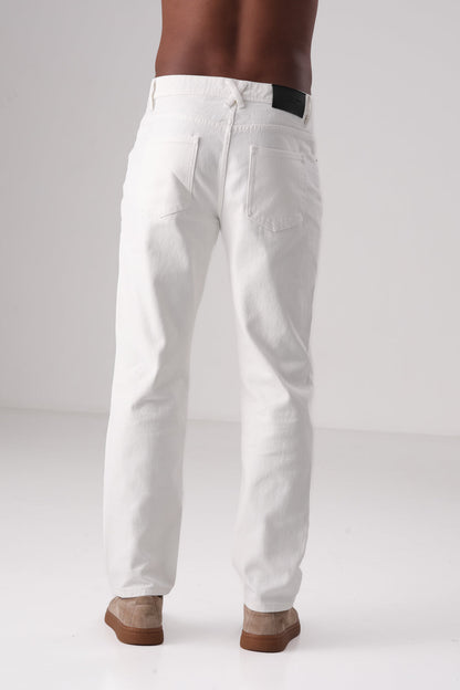 Classic Straight-Leg Jeans In Cotton