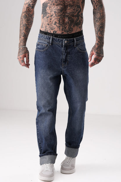 Classic Straight-Leg Jeans In Cotton
