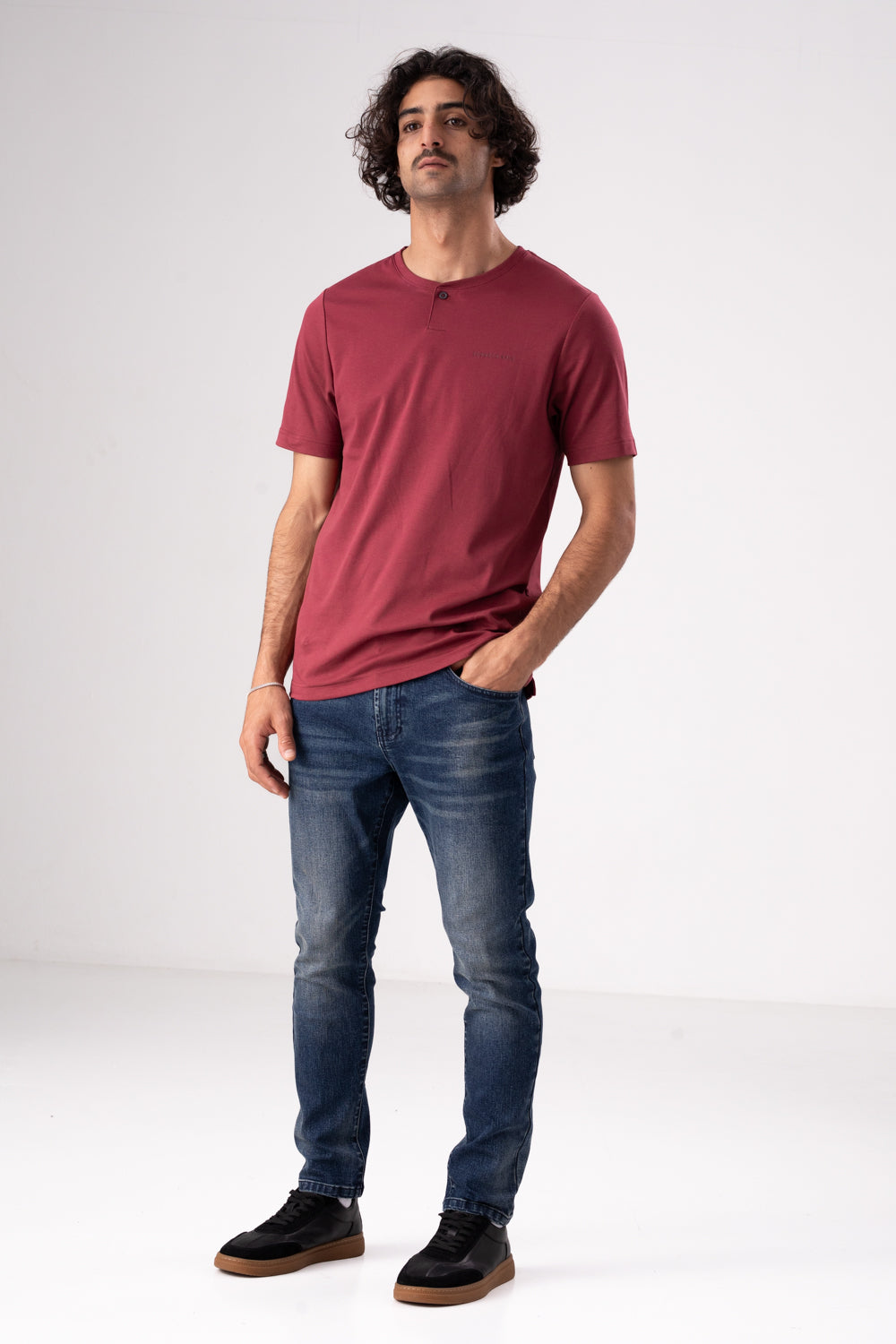 Washed Cropped Jeans