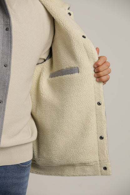 Faux Fur Trucker Jacket
