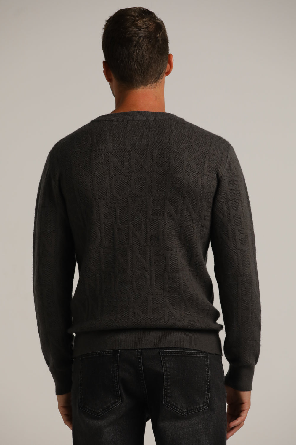 Knitted Sweater With Logo