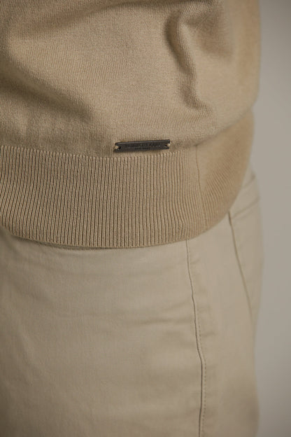 Fine-Knit Polo Shirt