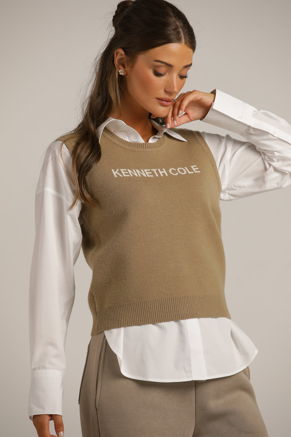 Ribbed Knit Vest