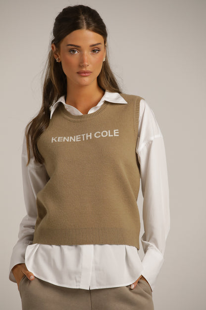 Ribbed Knit Vest