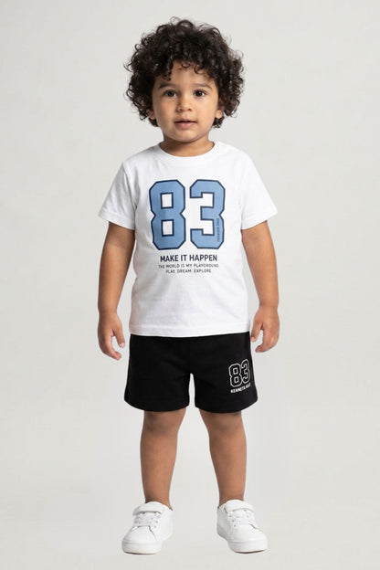 Printed Cotton T Shirt