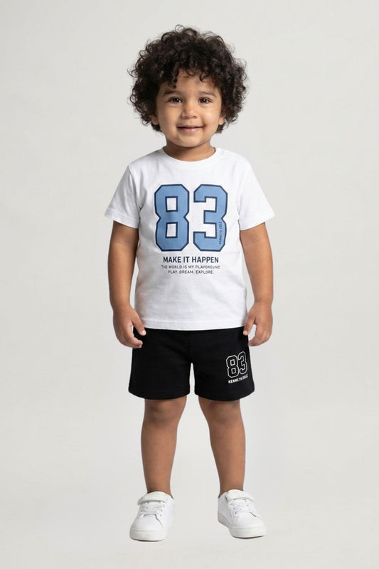 Printed Cotton T Shirt