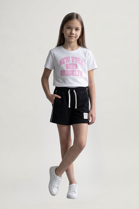 Printed Cotton T Shirt