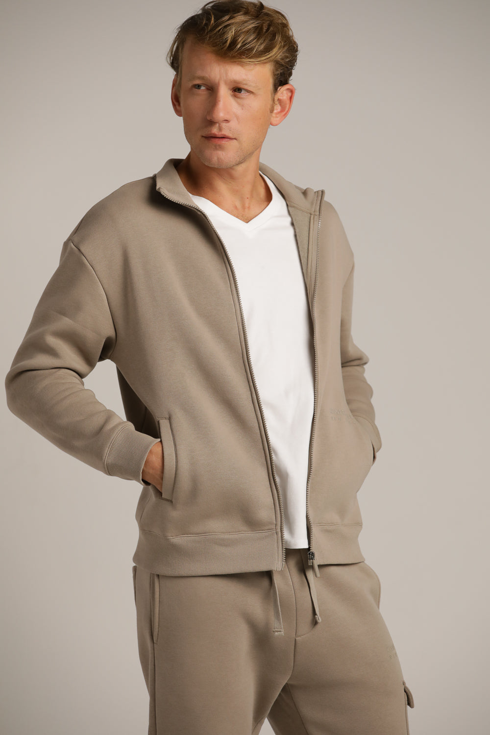 Stand Collar Sweatshirt