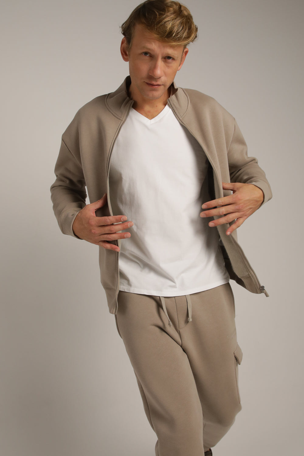 Stand Collar Sweatshirt