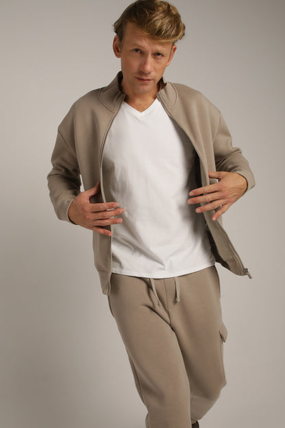 Stand Collar Sweatshirt
