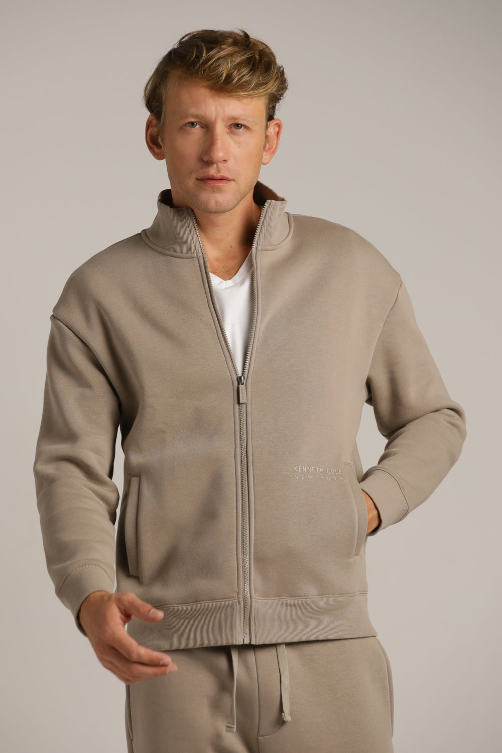 Stand Collar Sweatshirt