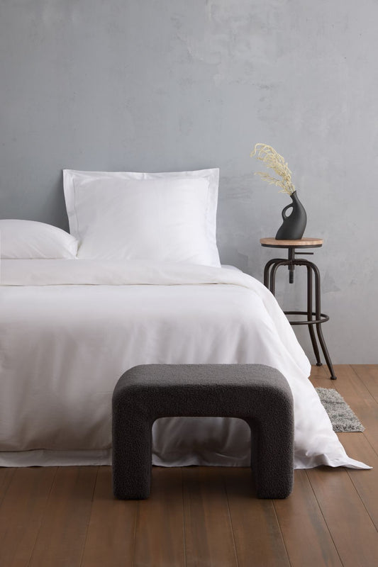 Sateen Duvet Cover with Signature Embroidery