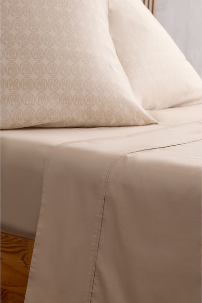 Sateen Duvet Cover with Signature Print