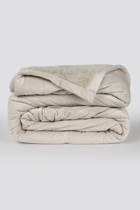 Dual Sided Fleece Throw Blanket