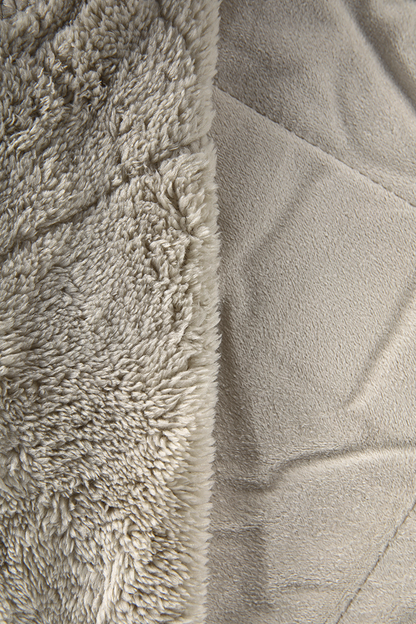 Dual Sided Fleece Throw Blanket