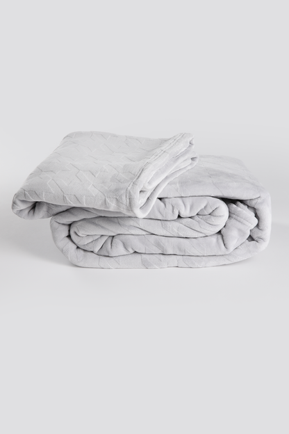 Plush Embossed Double Blanket