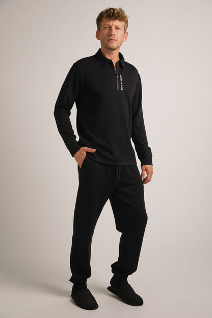 Zipped Polo Shirt