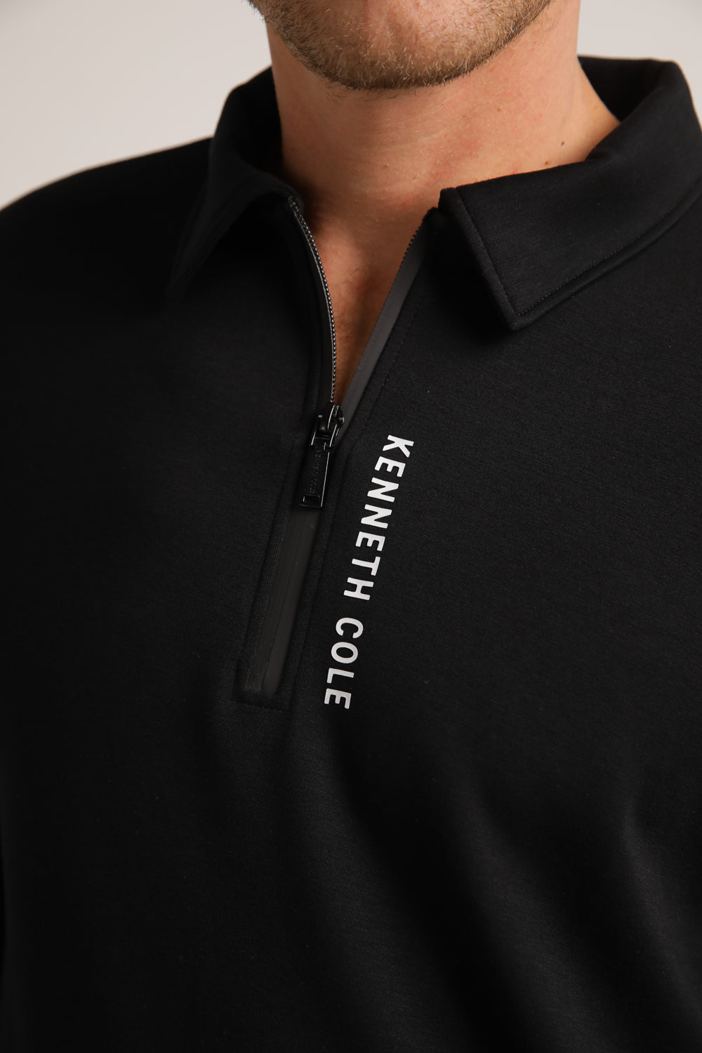 Zipped Polo Shirt