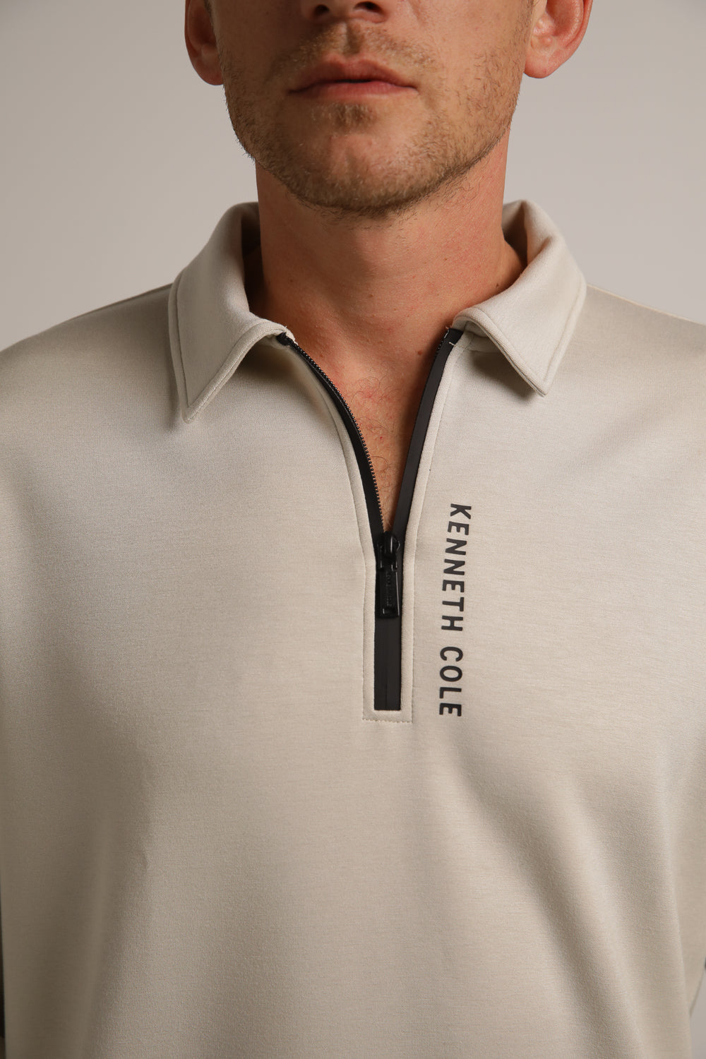 Zipped Polo Shirt