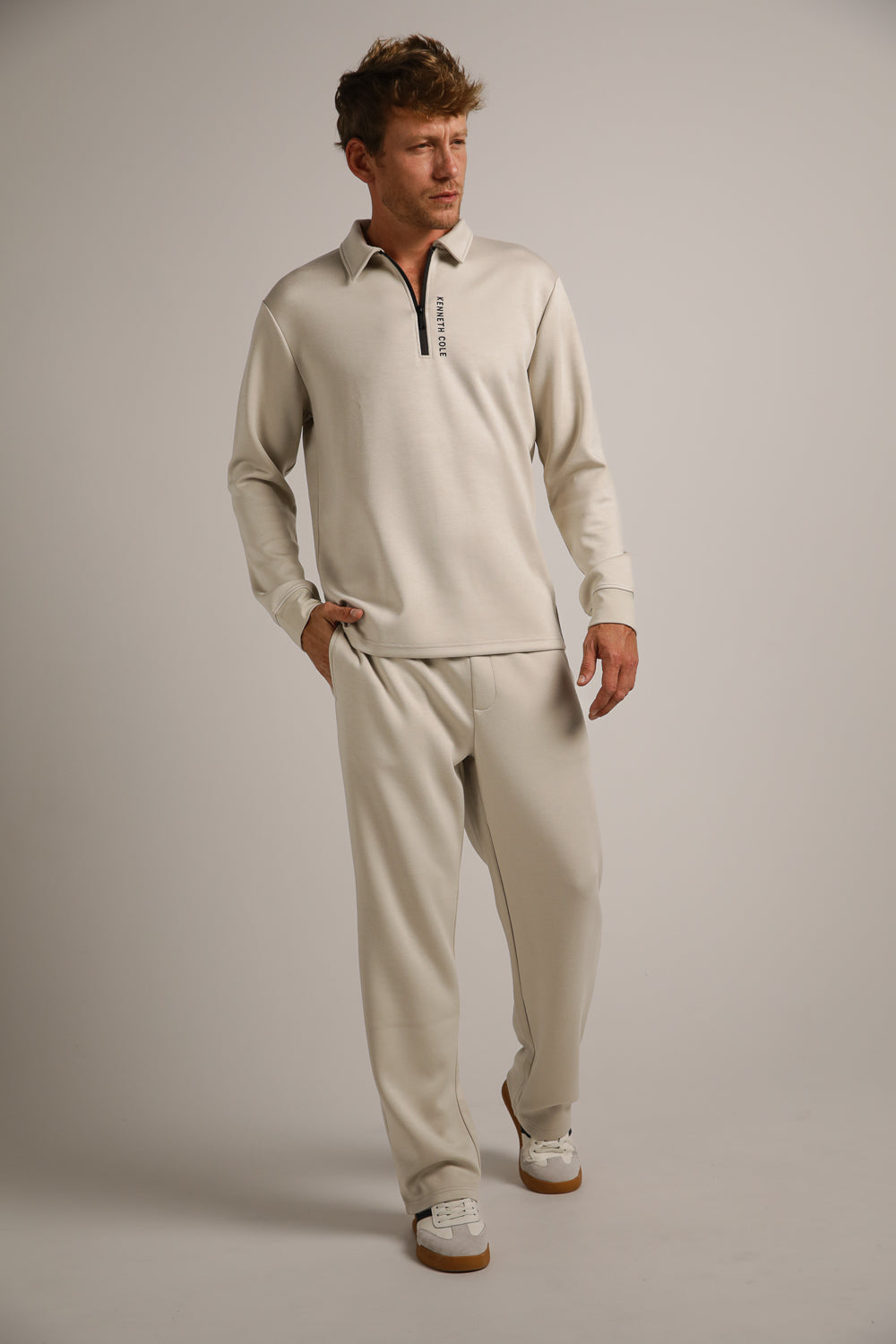Zipped Polo Shirt