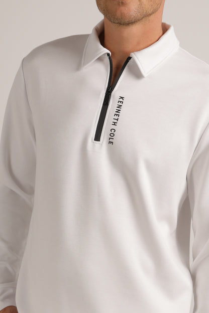 Zipped Polo Shirt