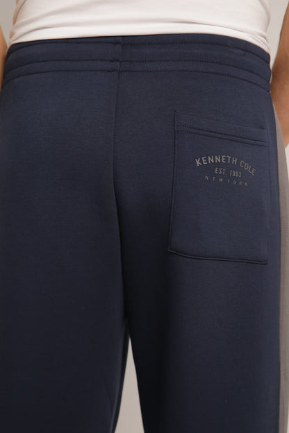 Scuba Paneled Straight Pants