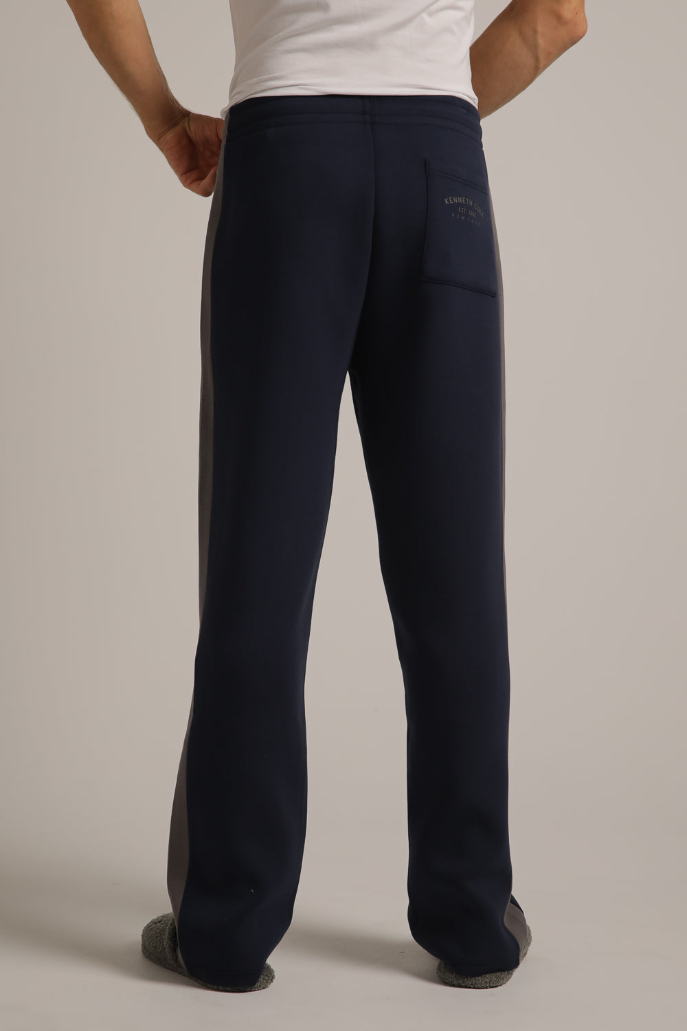 Scuba Paneled Straight Pants