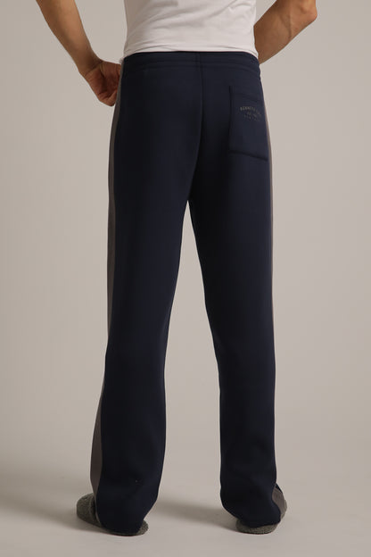 Scuba Paneled Straight Pants