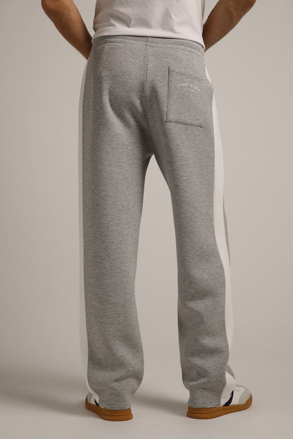 Scuba Paneled Straight Pants