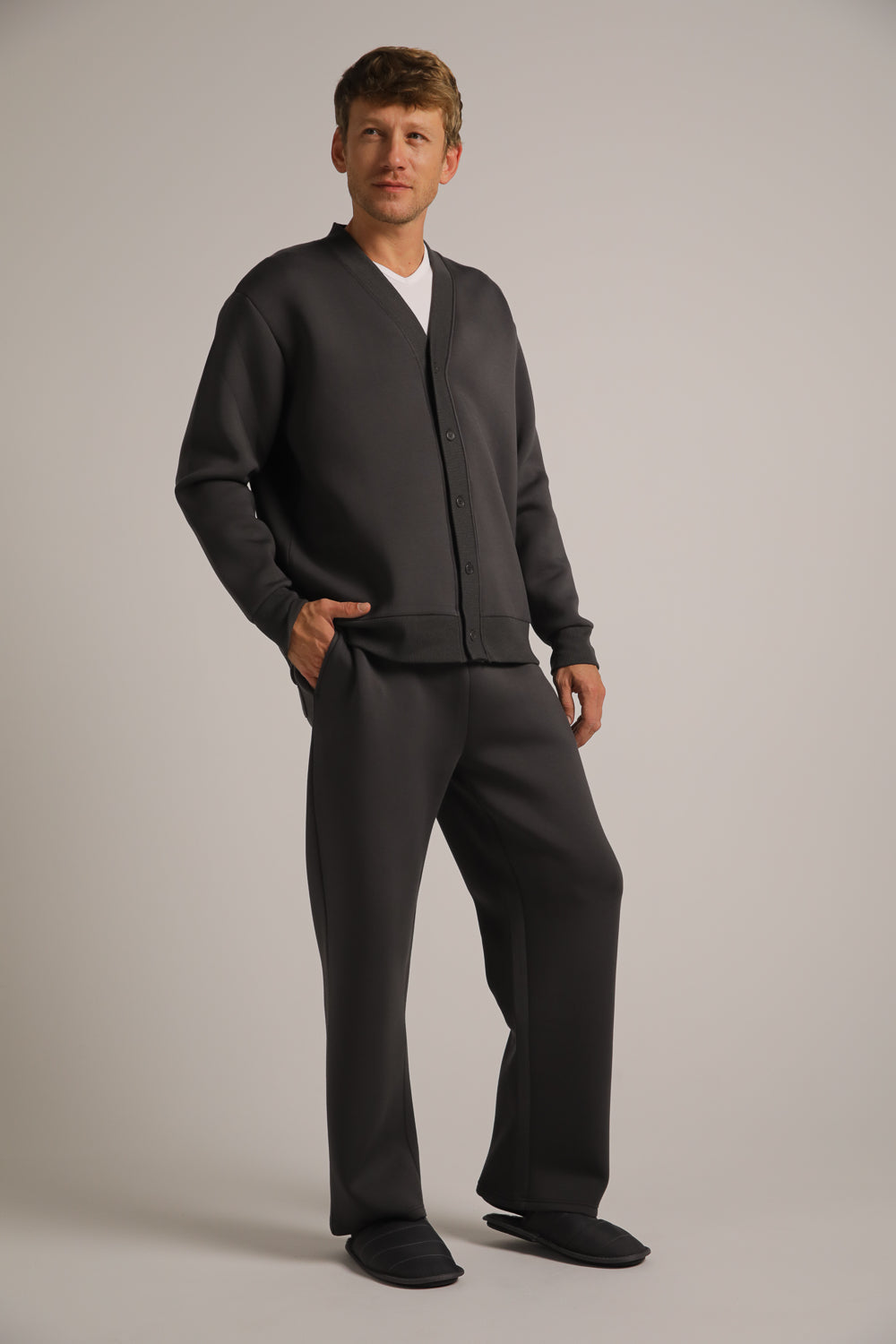 Scuba Buttoned Jacket