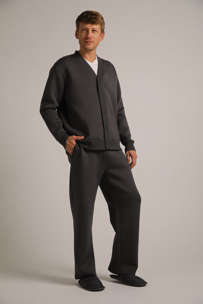 Scuba Buttoned Jacket