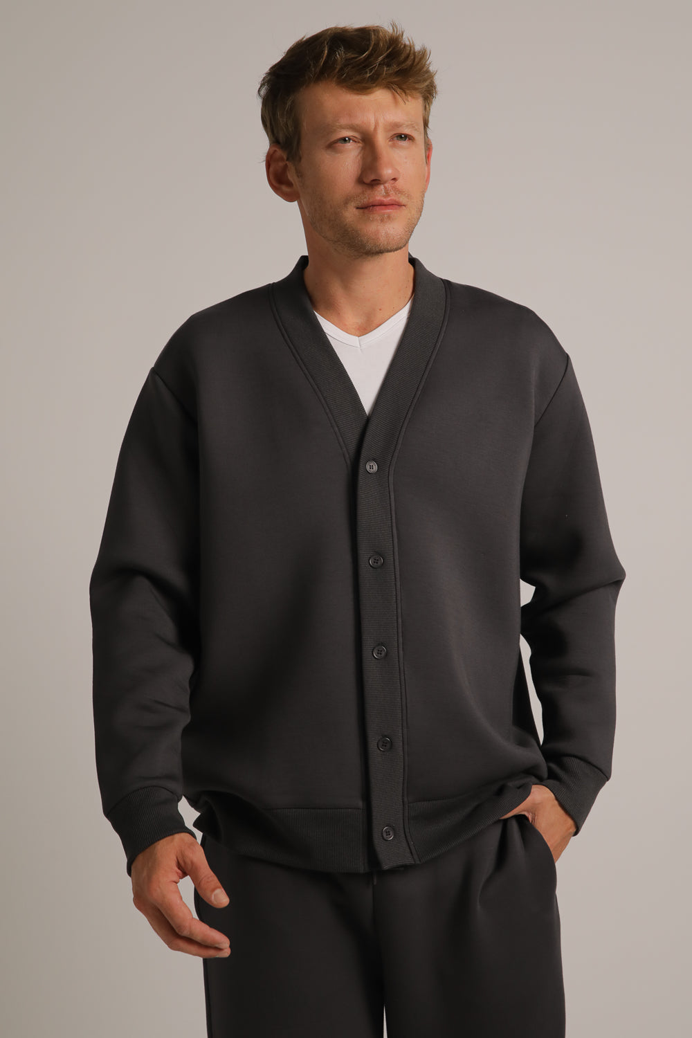 Scuba Buttoned Jacket